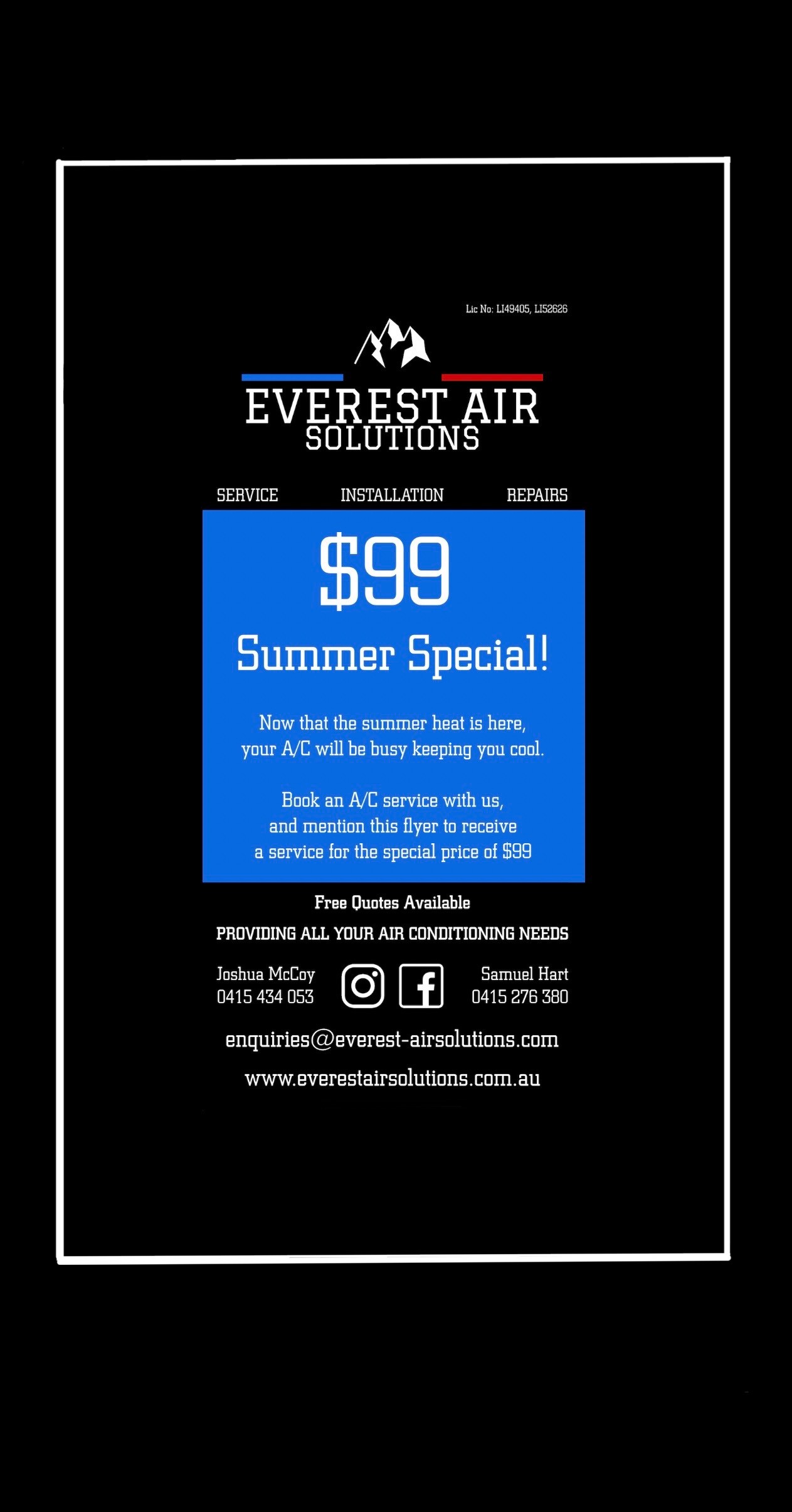 Keep an eye out for our summer special!!!